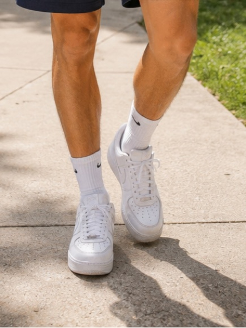 Nike Air Force 1 '07 Low Triple White - Men's Size 11